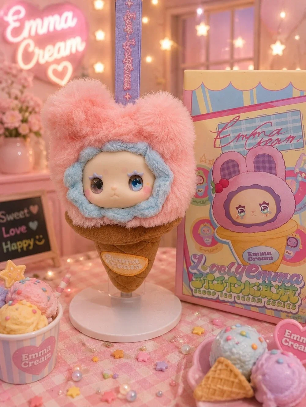 Lovely Emma Scoop Ice Cream Pendant Series